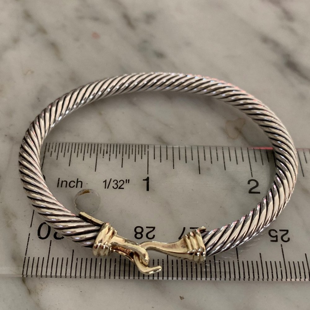 DAVID YURMAN 5mm Cable Classic Buckle Bracelet - Picture 6 of 6